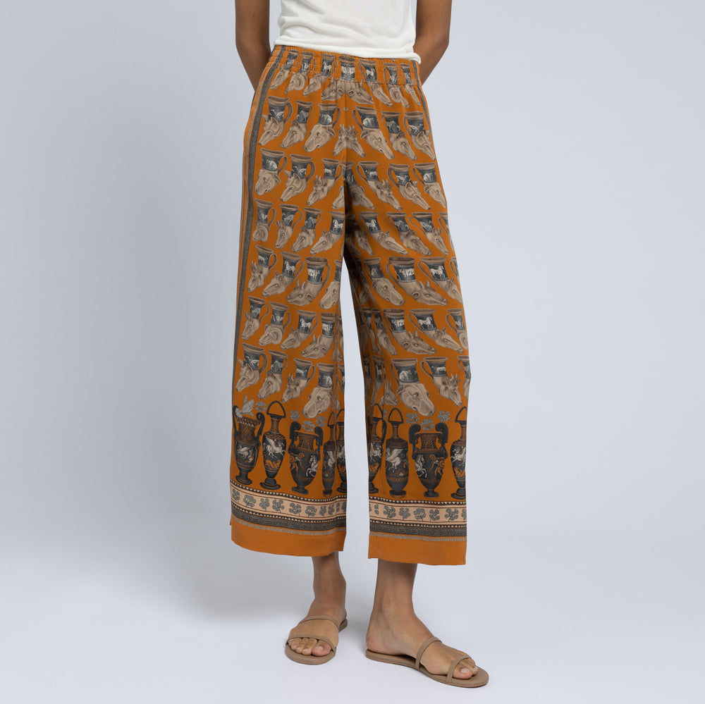 Buy Zuke Regular Fit Lucknowi Chikankari Stylish Pure Cotton Palazzo Pants  for Women | Bottom Wear Pants for Women | Cotton Palazzo, Size S, White at  Amazon.in